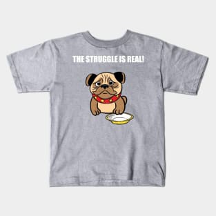 The struggle is real. Kids T-Shirt